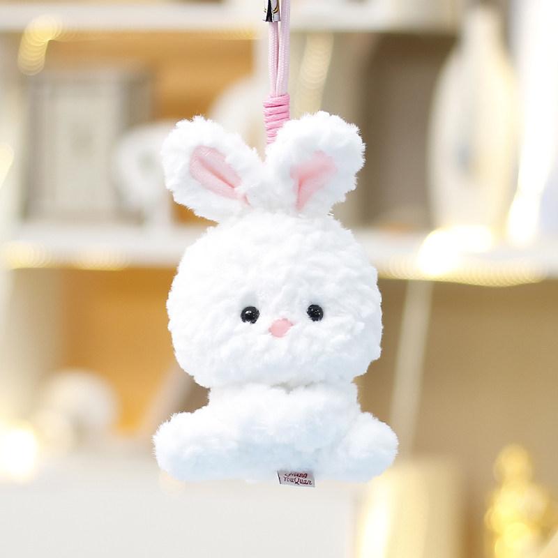Soft Plush Penguin Plushie With Keychain Car Ornament For Kids Girls