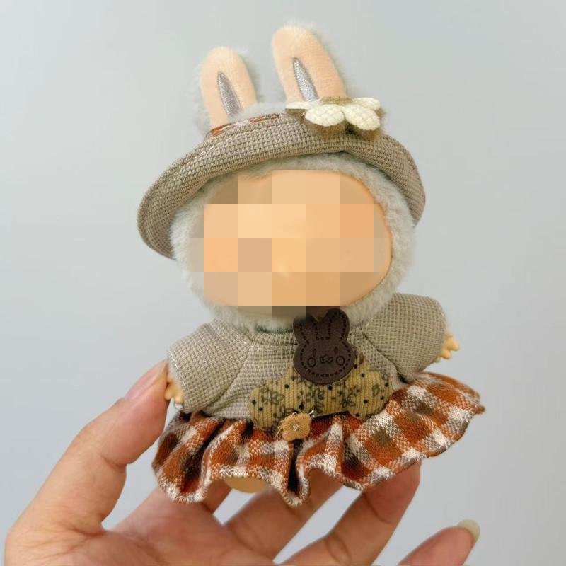 Labubu Pendant: Baby Clothes Blind Box - 17cm Macaron Vinyl.