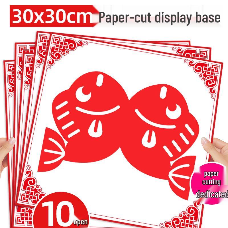 2025 New Year Kids' Window Papercraft Kit: Traditional Intangible Cultural Heritage Design