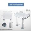 Space-Saving Wall-Mounted Folding Shower Chair for Elderly & Pregnant Women