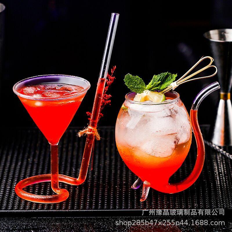 

Vampire Soul Long-Spout Crystal Glass - Personalized Bar & Cocktail Cup 300ml Short 1*80