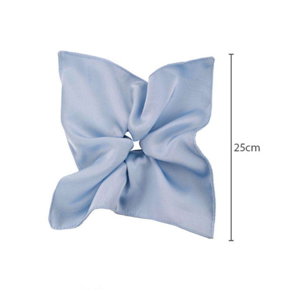 Große quadratische Haargummis Elastisches Haarband Mode Pferdeschwanz Haarschleife Frauen Mädchen