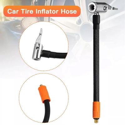 40cm Für M6 Verriegelndes Luftfutter Luftschlauch Standard Reifenventil Feingewinde Aufblasschlauch Adapter Motorradreifen Wartungswerkzeug