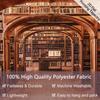 2D Antique Bookcase Corridor Backdrop for Book Lovers & Dark Aesthetic Photography