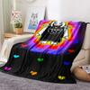 1 Manta de Franela con Estampado de Alienígena y Tierra, Alta calidad Cómoda para Todas las Estaciones, Decoración del Hogar, Calidez y Comodidad, Perfecta para Regalos de Navidad