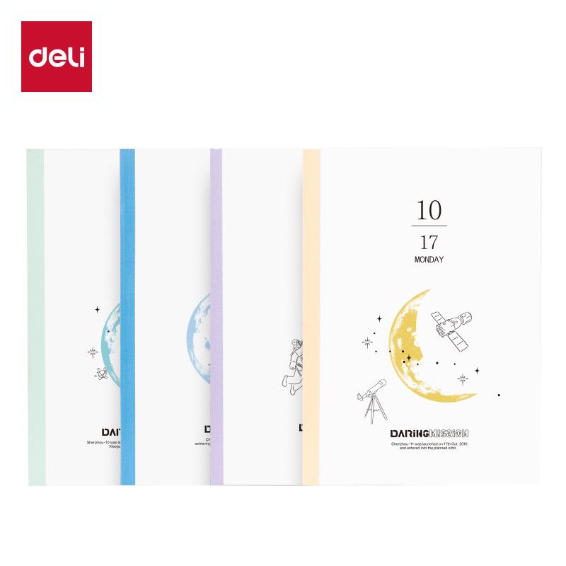 Deli A5 Thick Soft Notebook, Wireless Binding - Perfect Practice Book for Students