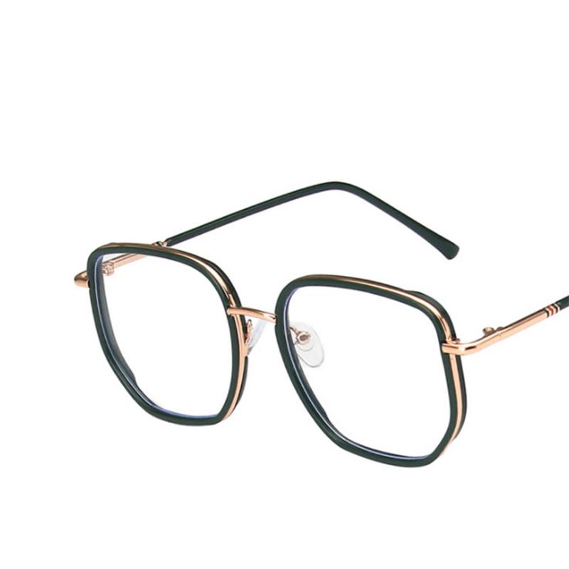 Irregular Big Frame High Performance Clear Eyeglasses Oversize Fashion Myopia Nerd Spectacles -0.5 -1.0 -2.0 -3.0 -4.0 to -6.0