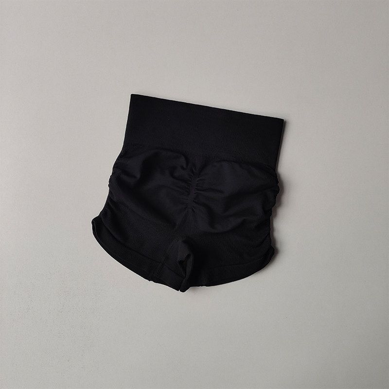 Fashion Fitness Shorts Female Hip Raise Skinny Sports High Waist Belly Contracting Training Peach Shorts Thin Yoga Pants Summer