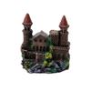  Aquarium Decoration Antique Resin Castle Providing Fish Shelters Hiding Spots
