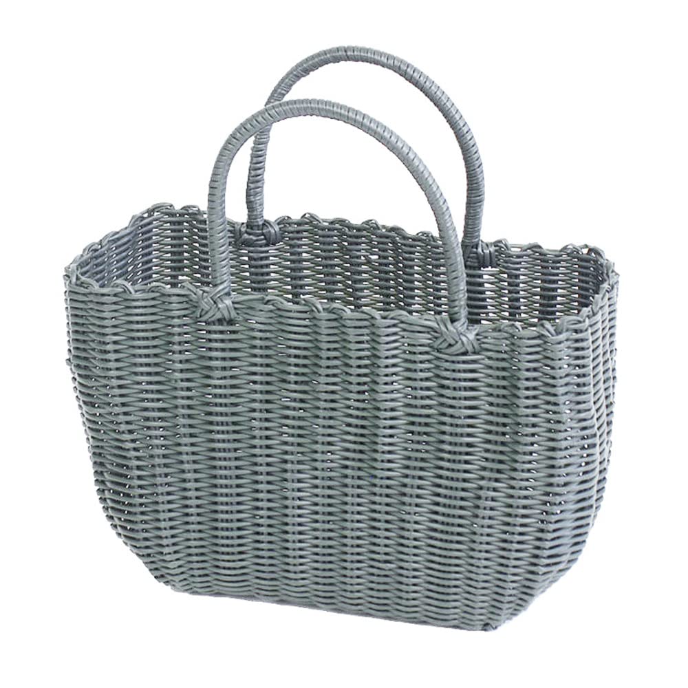 

Murataya Vinyl Basket Bag Olive Bag 9668 P.P