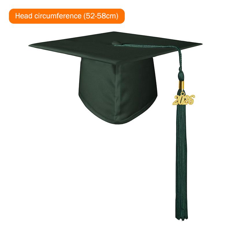 2026 Graduation Cap Headwear With Tassel For High School & Bachelor Degree Cap Unisex Graduation Dress Ceremony Hat Master