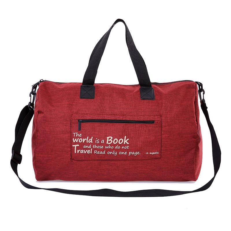 

Travel Gym Sports Yoga Sac De Sport Sporttas Trolley Cases Outdoor Tas Foldable Folding Gymtas Bag вина червоного кольору