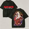 Black Lagoon gewaschenes T-Shirt Anime-Liebhaber Harajuku Neues Modell Oversized Vintage Locker Unisex Vintage Locker Retro Mode hohe Qualität