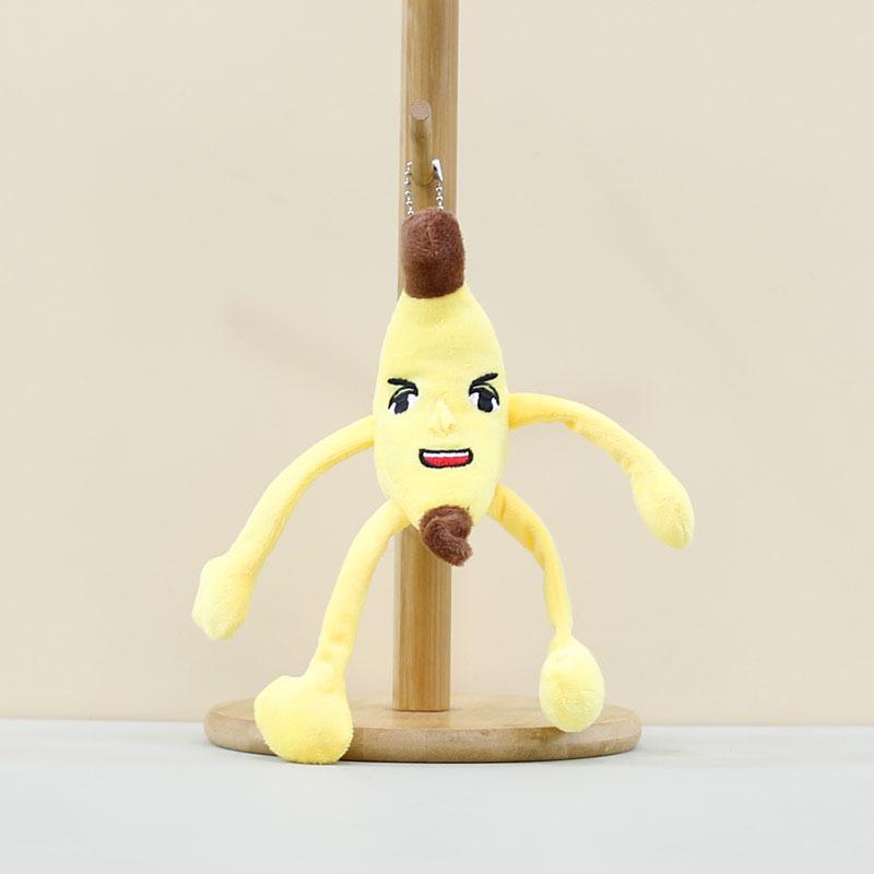 Banana Lovely Plush Doll Keychain Ideal For Kids Gift Soft Stuffed Decor Animal
