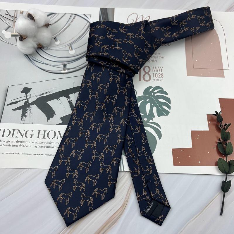 8 cm Stripete Slips Herre Formell Business Brudgom Bryllup Burgunder Kontrasterende Blå og Hvite Striper Herre- og Dame Håndknyttede Skjorter og Slips