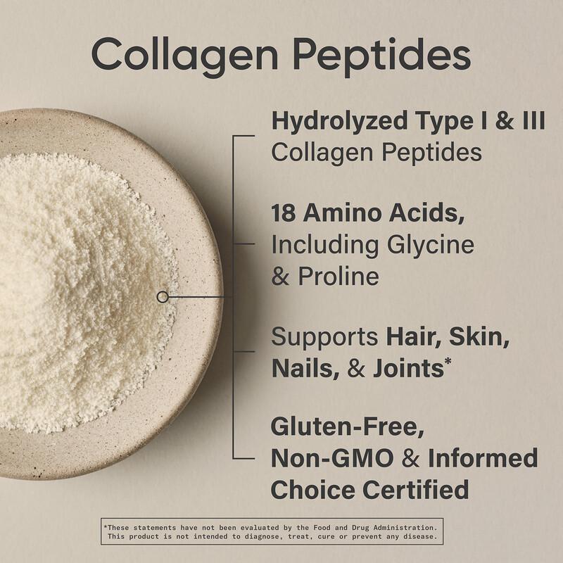 Collagen Peptides, Vanilla , 1.06 Lb (480 G)