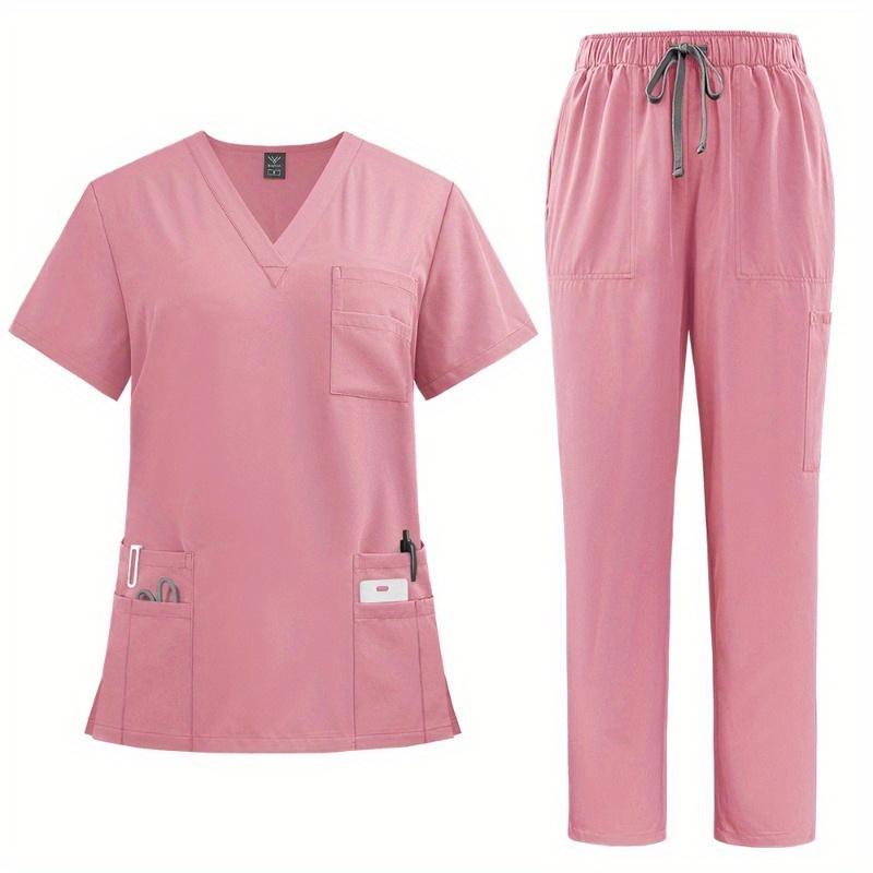 Summer Two-piece Elastic Workwear Suitable for Doctors and Nurses Hand Washing Clothes Suitable for Female Nurses' Uniforms