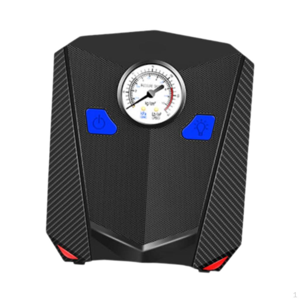 Car Air Compressor Portable Tire Inflator 12V with Light Pump for Bed Electric Scooters