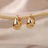 Stainless Steel Star Earings For Women 2024 Trend New In Luxury Gold Color Hoop Earrings Ear Jewelry Gift Pendientes Mujer