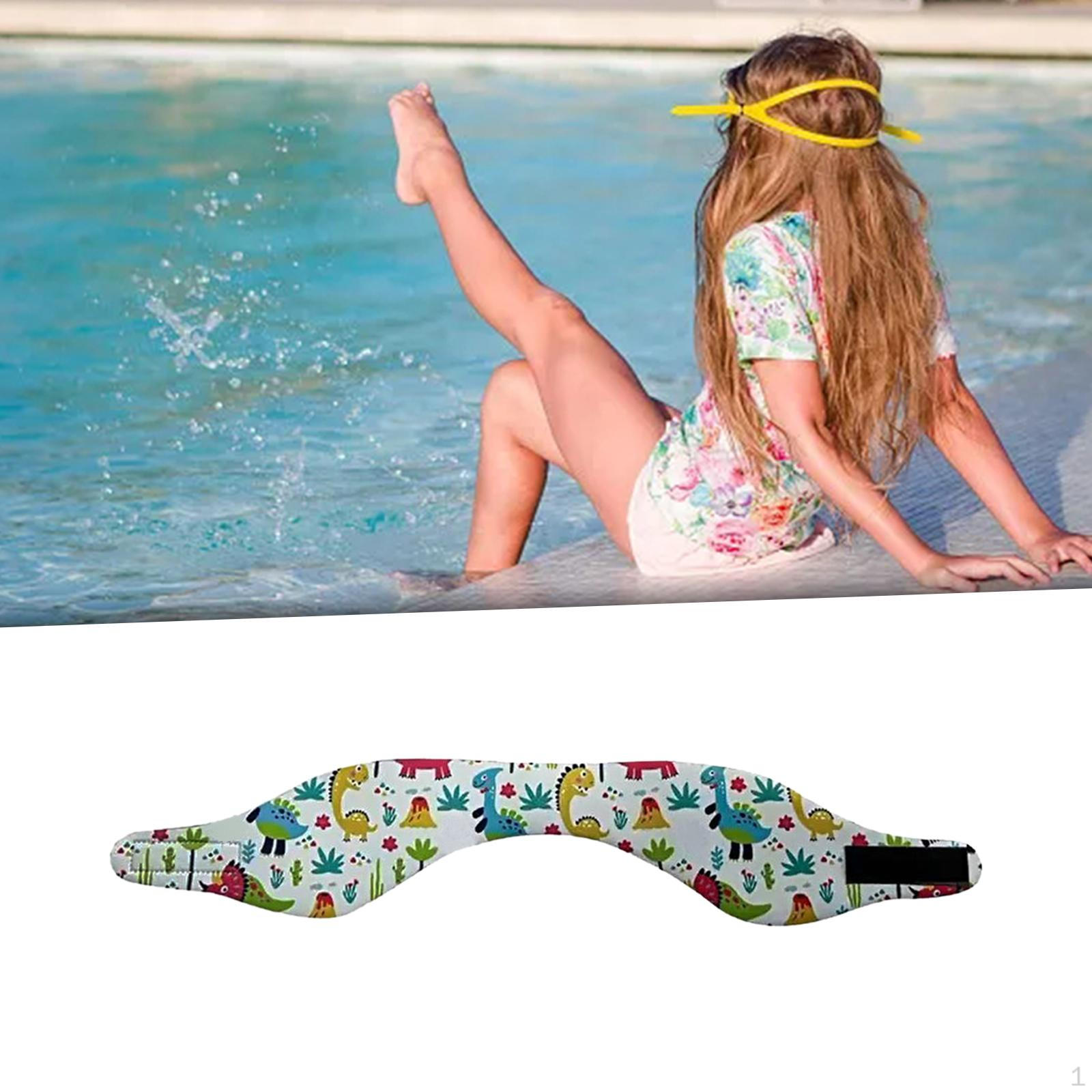 

Детские повязки на голову для пловцов, повязки для ушей, защита для волос, милый узор, профессиональный диапазон размеров головы Style H