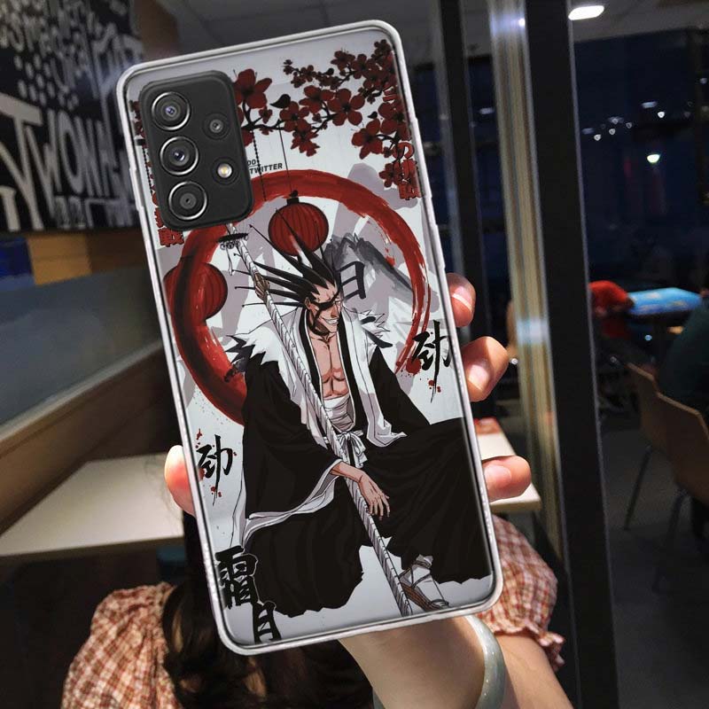BLEACH Zaraki Kenpachi Phone Case for Samsung A54 A57 A37 A17 A14 A15 A12 A24 A34 A55 A35 A25 A52S A07 A05S A04S A22 A32 A72 Gal