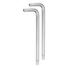 Uxcell T27 Torx Wrench with Star Set of Chrome Vanadium Steel Hand Ideal for Automotive and Home Repairs Tamper-Proof Key, 2, L-Shaped 6-Point Wrench,