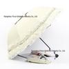 Five-Layer Floral Lace Sun Protection Umbrella - Folding Dual-Use for Sun and Rain