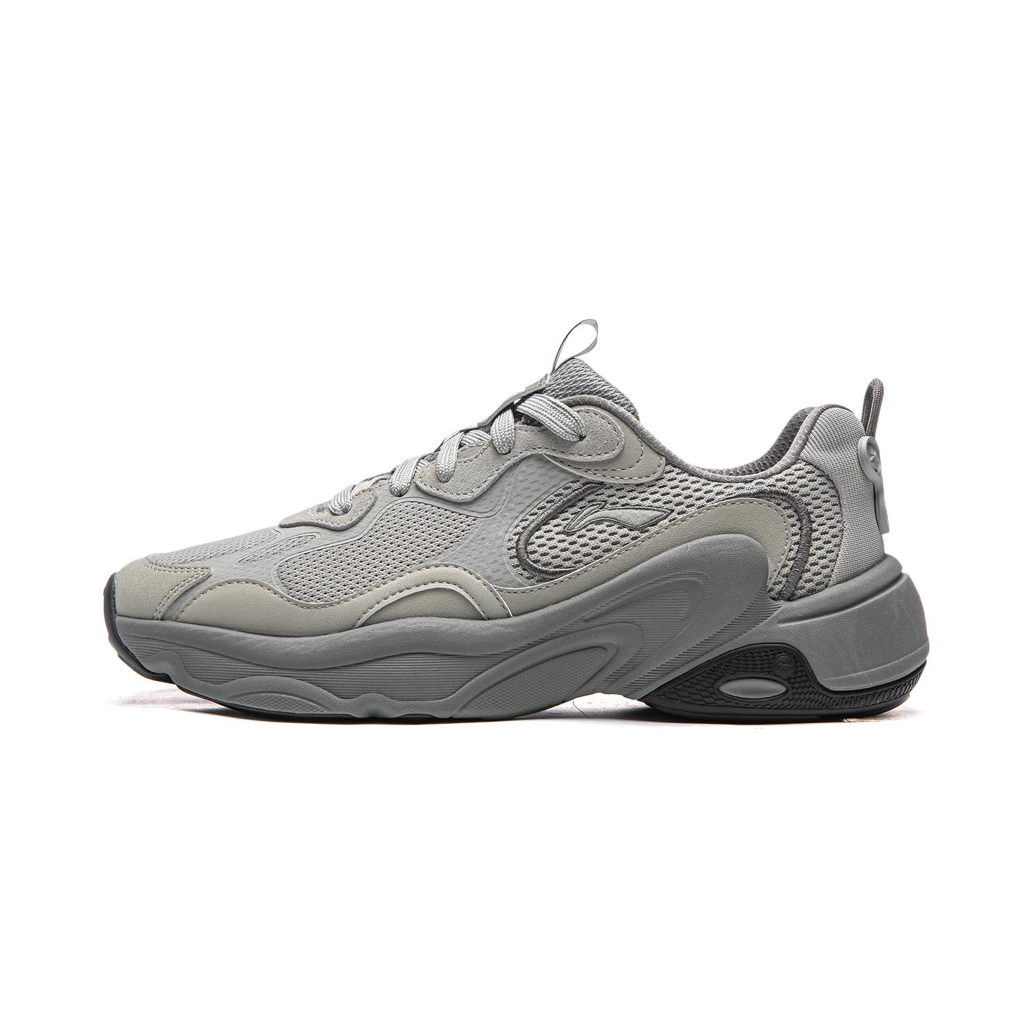 Li Ning Nebula Амортизация Скользкая Устойчивая к истиранию Дышащая Поддержка Легкая Низкие Повседневная Обувь Мужская AGCW029-4 40