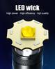 7 LED High-power LED Strong Light Flashlight 18650 USB C Rechargeable with Side Light Multifunctional Outdoor Hiking Camping Light