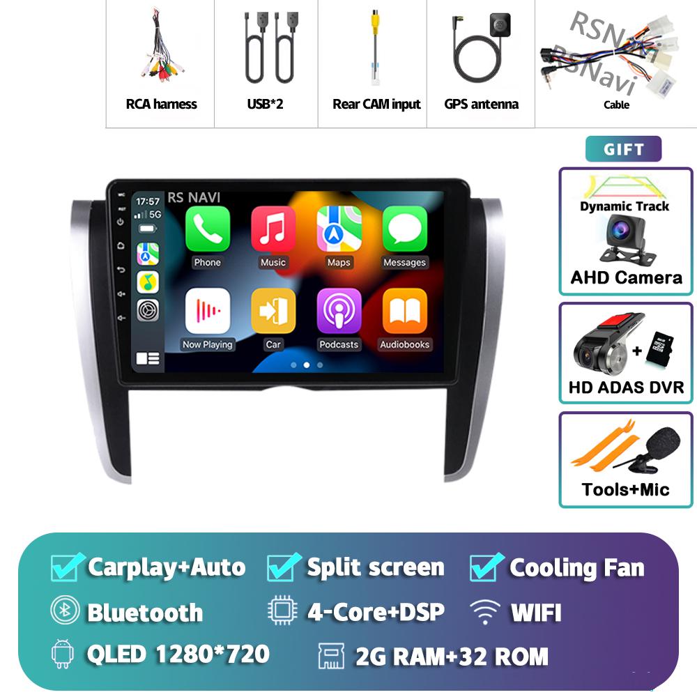 Android 14 Carplay Auto For Toyota Allion 2007 - 2020 Car Radio 4G+WIFI Player Multimedia Stereo Navigation Video GPS Head Unit
