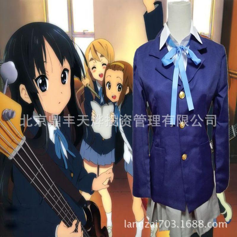 

K-On! Cos Costumes Akiyama Mio Nakano Azusa Cosplay Uniforms School Uniforms Cosplay Outfits in Stock Suit + Skirt + Bow Tie (2 Pieces) S