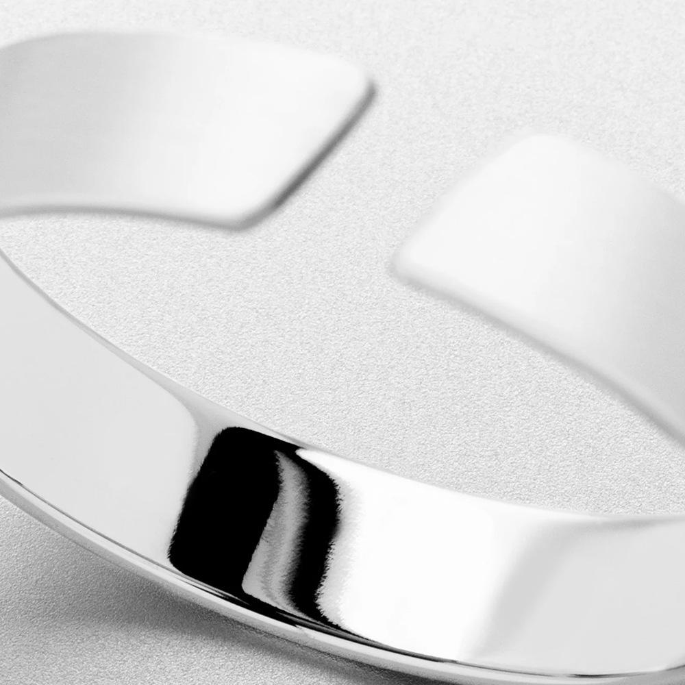 Men's Titanium Steel Plain Band Ring - European/American Style, Fashionable Niche Couple Jewelry
