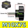 304 Stainless Steel Six-Star Handle Bolt with Plum Blossom Plastic Cap (M4, M5, M6, M8, M12)