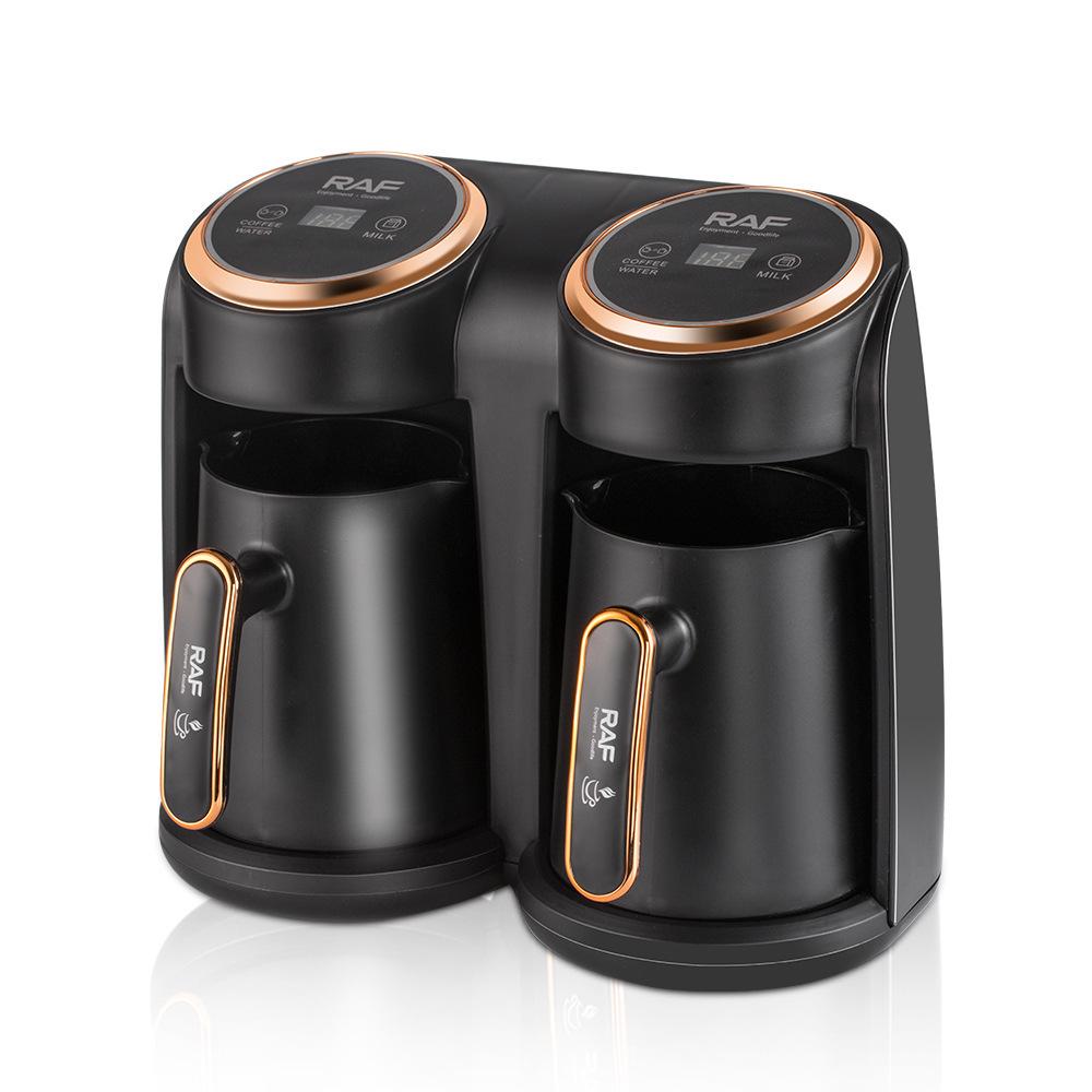 European Standard Turkish Coffee Pot - Double Cup Portable Coffee & Tea Maker for Home and Office Use