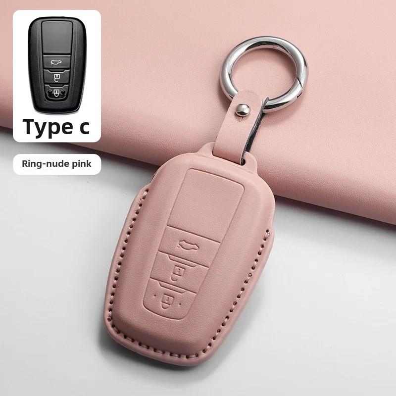 Quality Pink Key Cover for Toyota Camry Asian Dragon Harrier RAV4 Corolla Leaping CHR Key Holder Bag from Mainland China