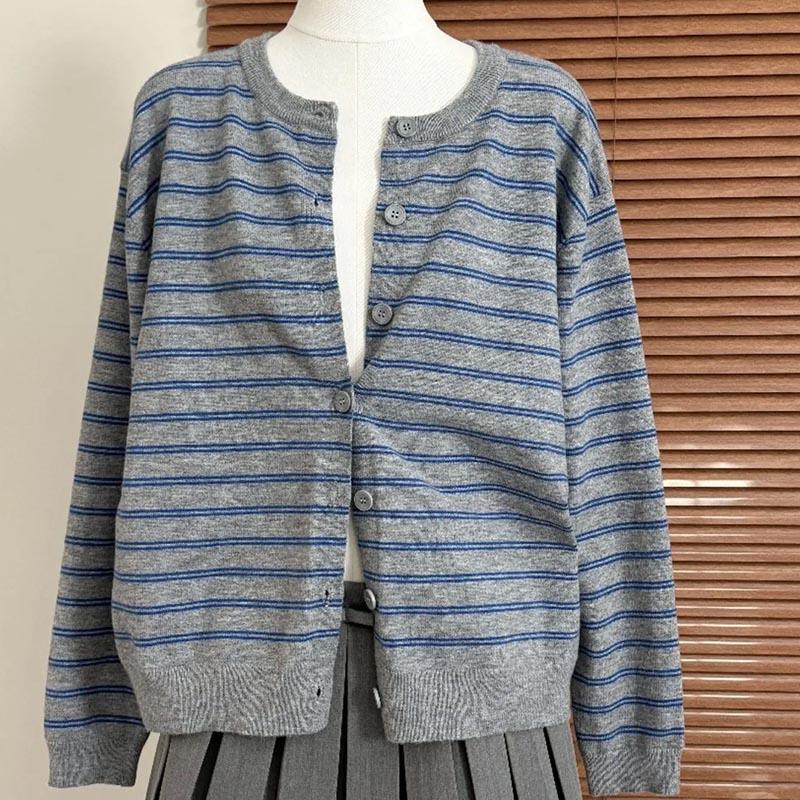 

Свитера Пальто Кардиган для Женщин Осень Зима Большой Размер Винтажный Свободный Длинный Рукав Вязаный Кардиган Свитера Куртка XXXXL серый