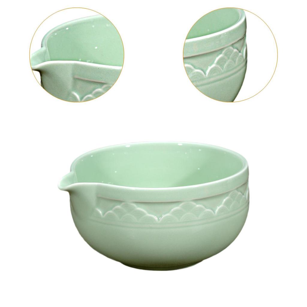 Ceramic Matcha Bowl Japanese Green Tea Cup Tea Ceremony Matcha Mixing Bowl for