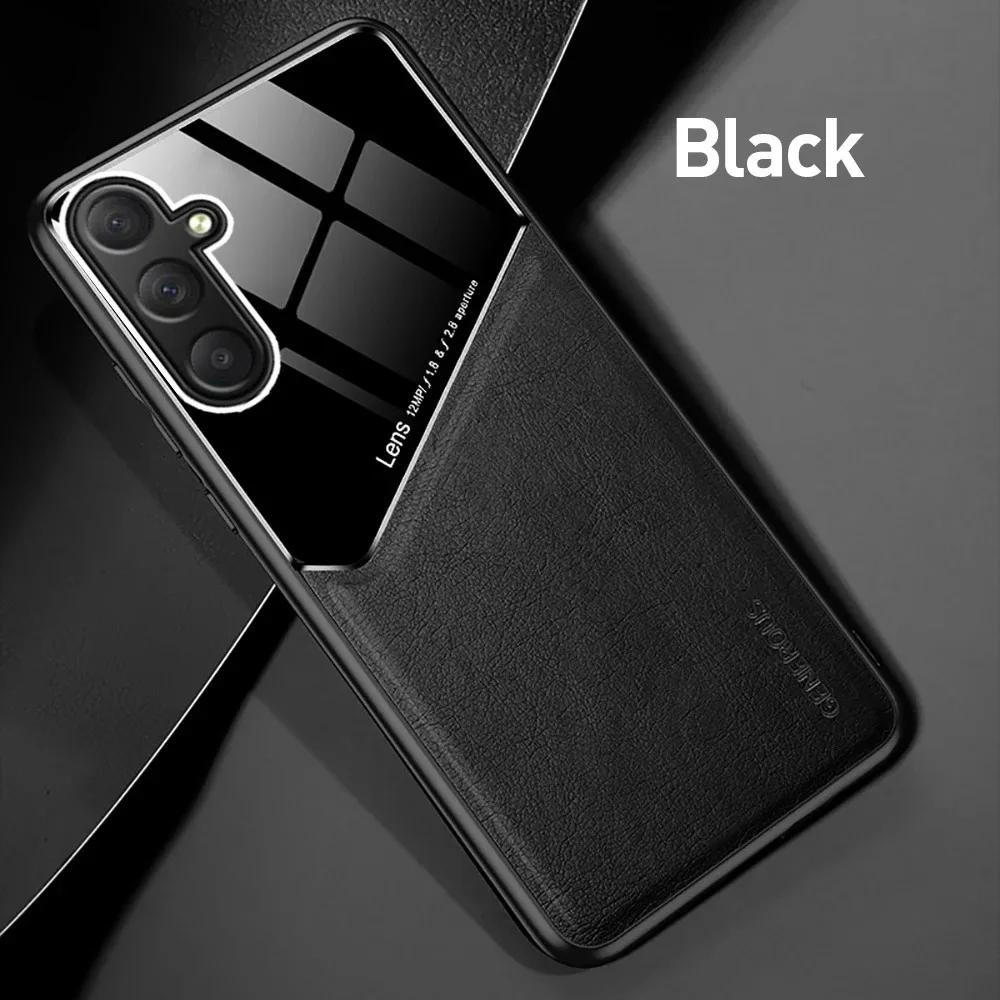 Magnetic Suction Holder Case For Samsung Galaxy A17 A07 M35 M55 A56 A36 A26 A16 A06 A15 A25 A35 A55 5G Protective Cover Funda