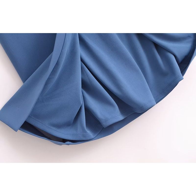 Kaslead New Arrival Women's Clothing Fashion Style Stylish Opening Design Hanging Collar Long Dress 4772223