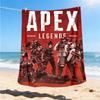 1pc Apex Legends Outdoor Flannel Blanket, Cozy & Warm Soft Te Playful Design, Napping Camping,