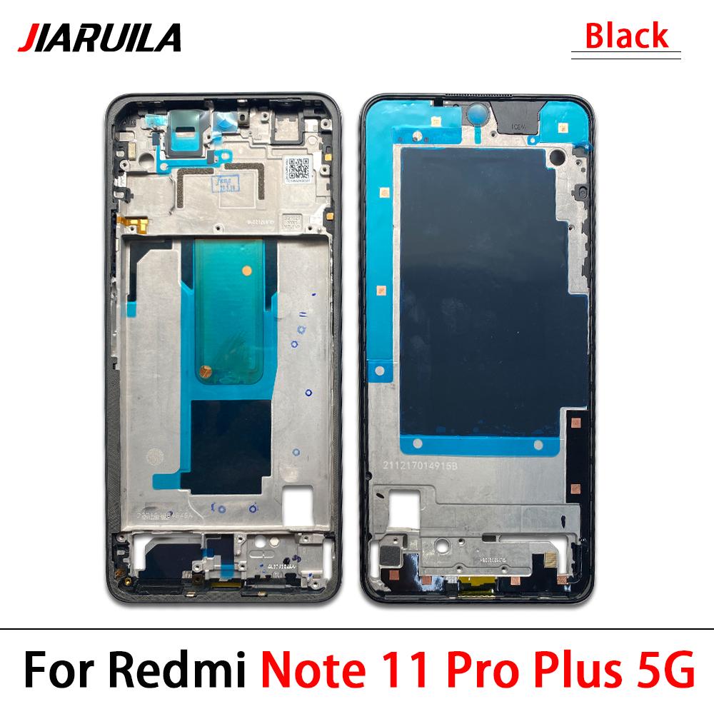 LCD Front Housing Middle Frame Screen Bezel Cover Holder For Xiaomi Redmi Note 9 10S 10 11 Pro Plus 12S 12 Pro 5G 4G
