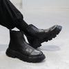 Men's Casual Party Prom Dress Chelsea Boots Designer Soft Leather Shoes Cowboy Spring Autumn Boot Handsome Platform Ankle Botas