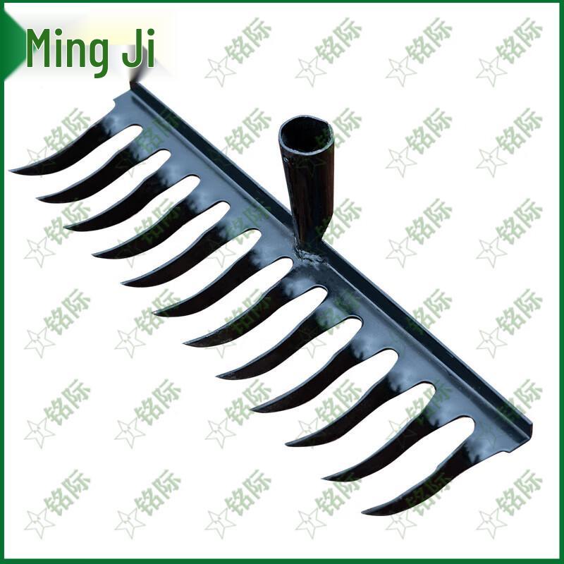 Manganese Steel Spiral Nail Rake with Wooden Handle