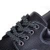 Old Housekeeper Men's Steel Toe Puncture-Proof Safety Work Shoes