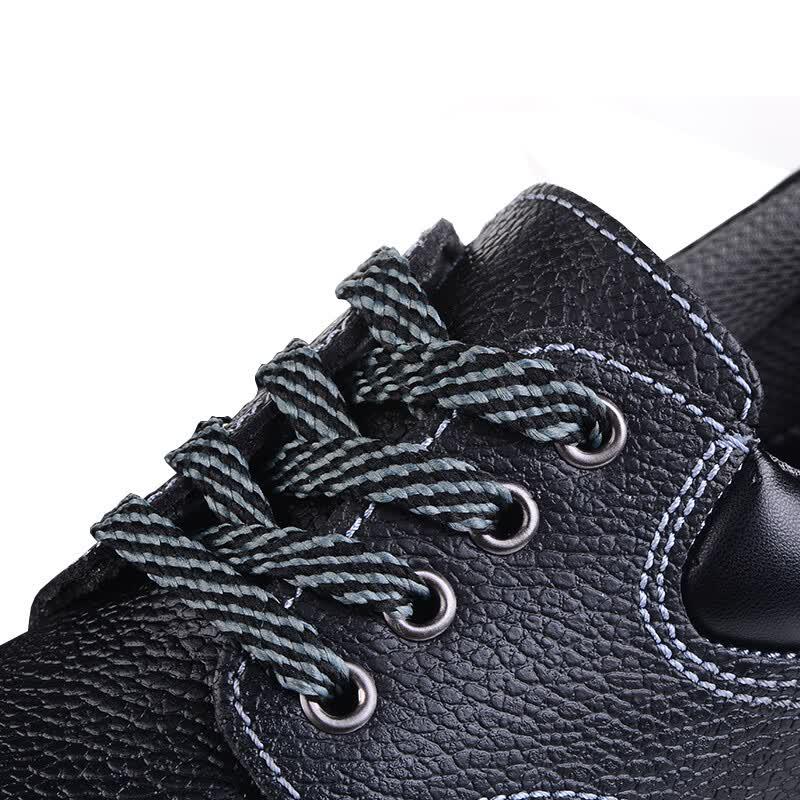 Old Housekeeper Men's Steel Toe Puncture-Proof Safety Work Shoes
