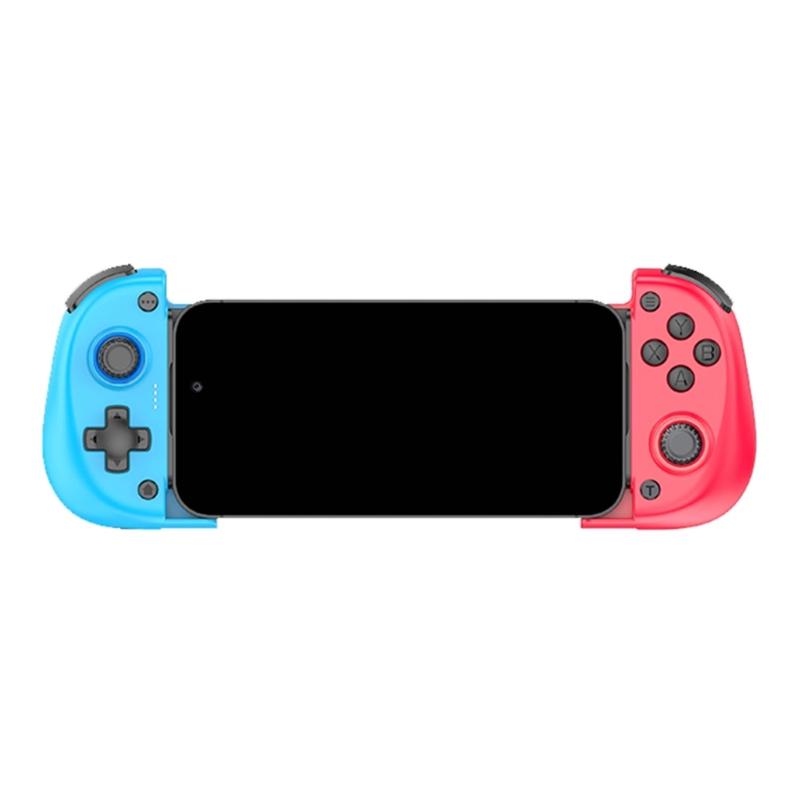 Stretchable Game Controller Wireless Charging Hall Effect Joystick Bluetooth-compatible Phone Gamepad with Cooling Fan