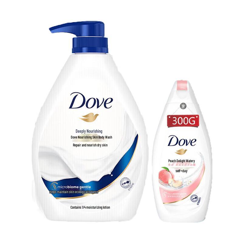Dove Deeply Nourishing Shower Gel Duo Pack