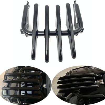 Black Stealth Luggage Rack For Harley Electra Street Glide Road King FLHX FLHT 2009-22
