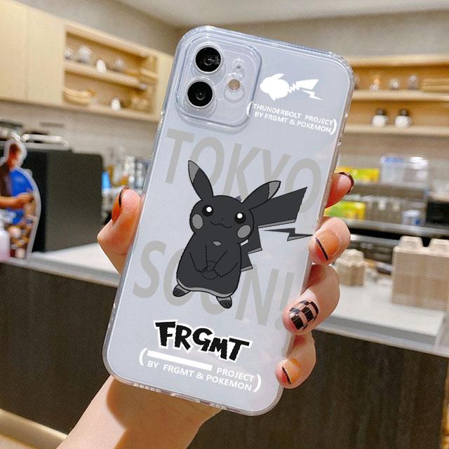 Husă Pokemon Anime Drăguță Pentru iPhone 14 11 12 Pro 13 Pro Max XR XS X 6s 7 8 Plus SE 2020 13 Mini Husă Transparentă de Lux Rezistentă la Șocuri