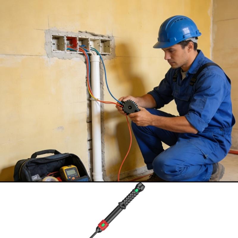 Professional Electrician Wire Pulling Tool ABS Plastic Construction For Effective Cable Routing 25 6 Unit Length